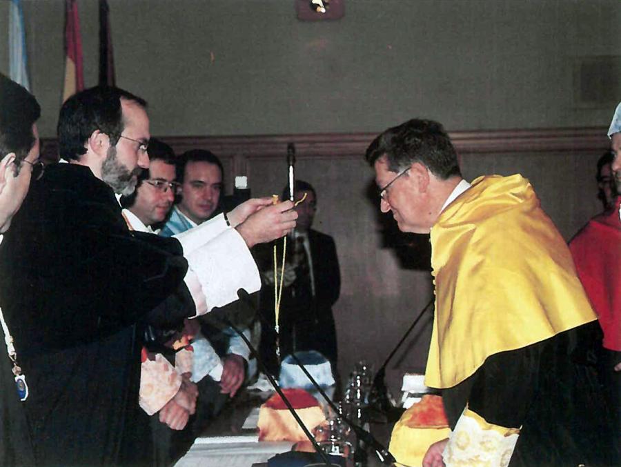 Entrega da medalla