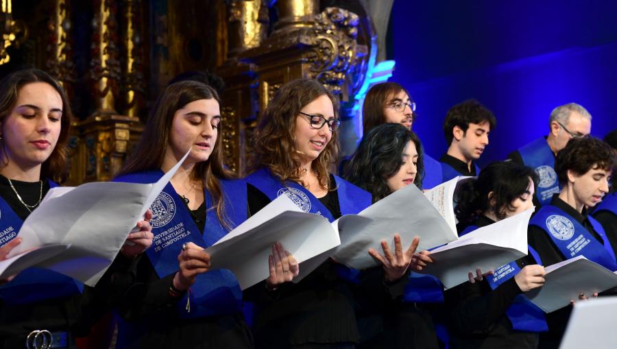 O concerto desenvolveuse na Igrexa da Universidade. FOTO: Santi Alvite