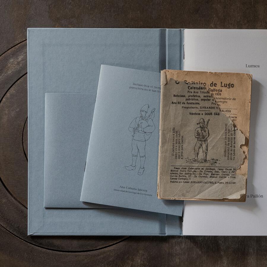 Book inspired by ‘O Gaiteiro de Lugo’, part of Lumes
