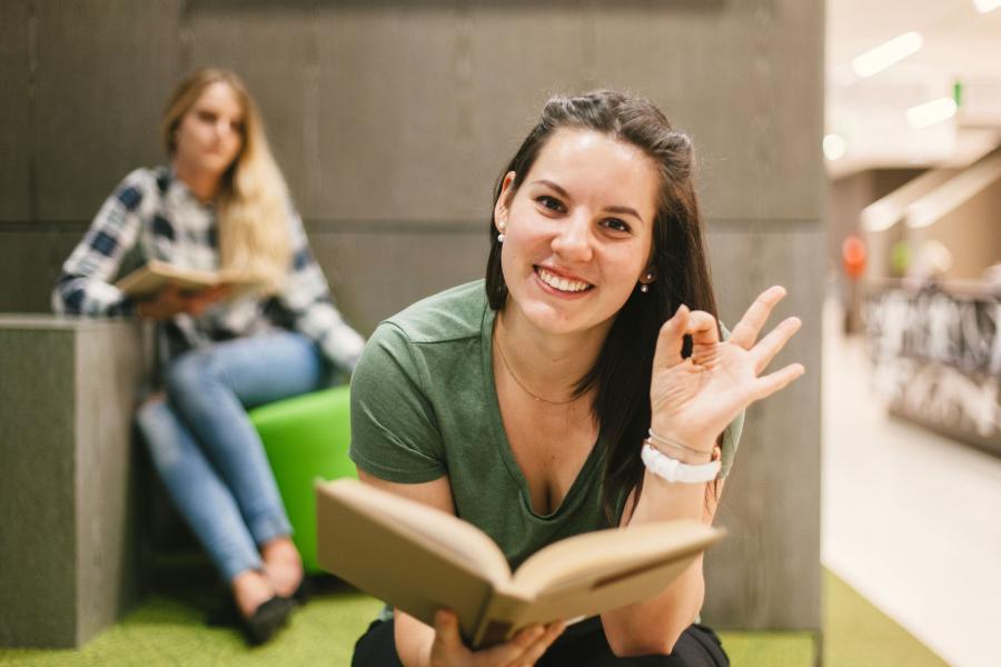 Imaxe dunha estudante