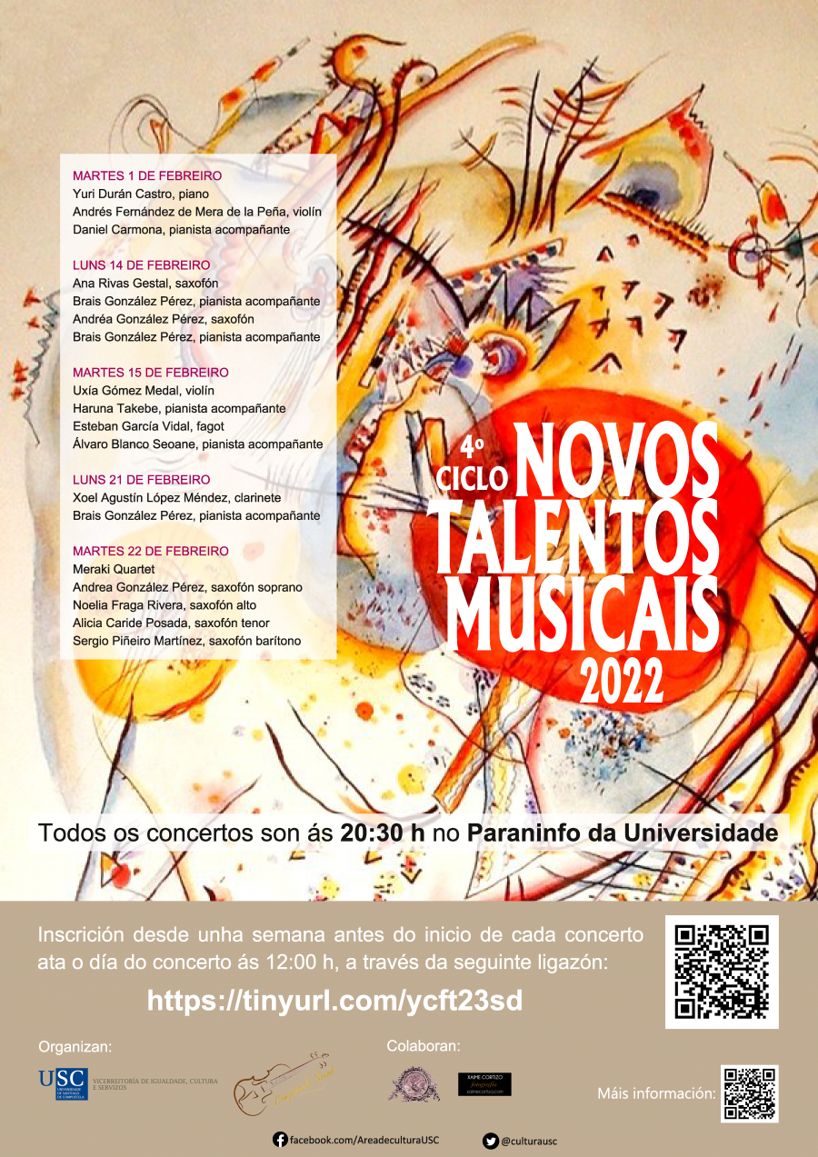 Cartel IV Ciclo Novos Talentos Musicais