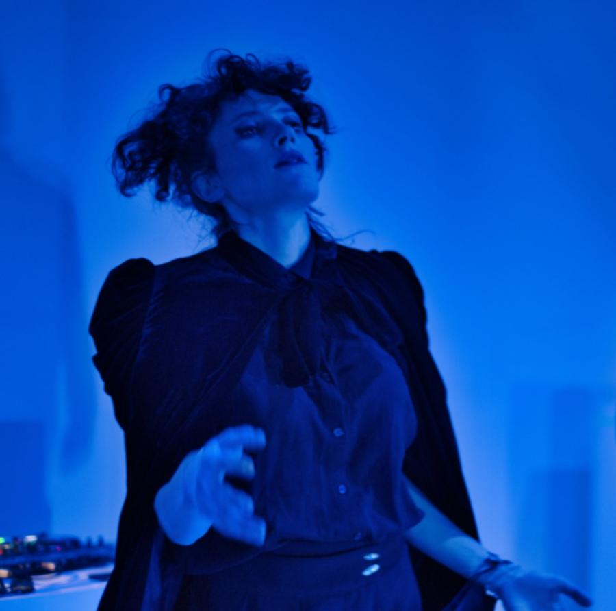 Cristina Balboa, credora, directora e intérprete da peza.