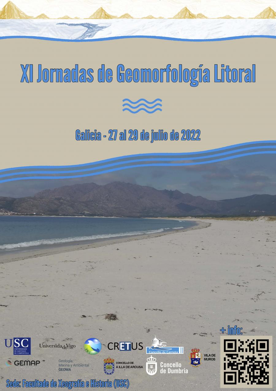 Cartel das XI Xornadas de Xomorfoloxía Litoral