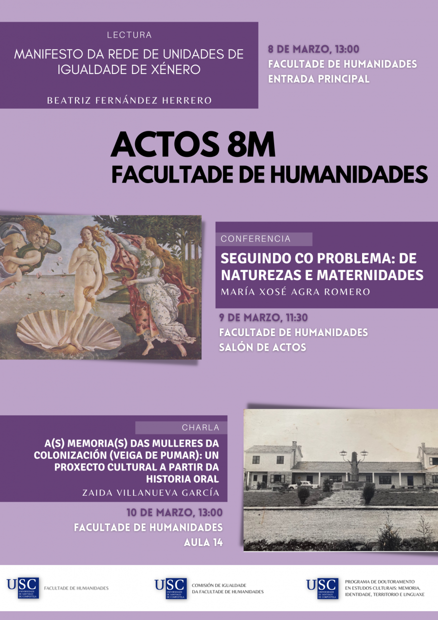 Programa. 8M Facultade de Humanidades