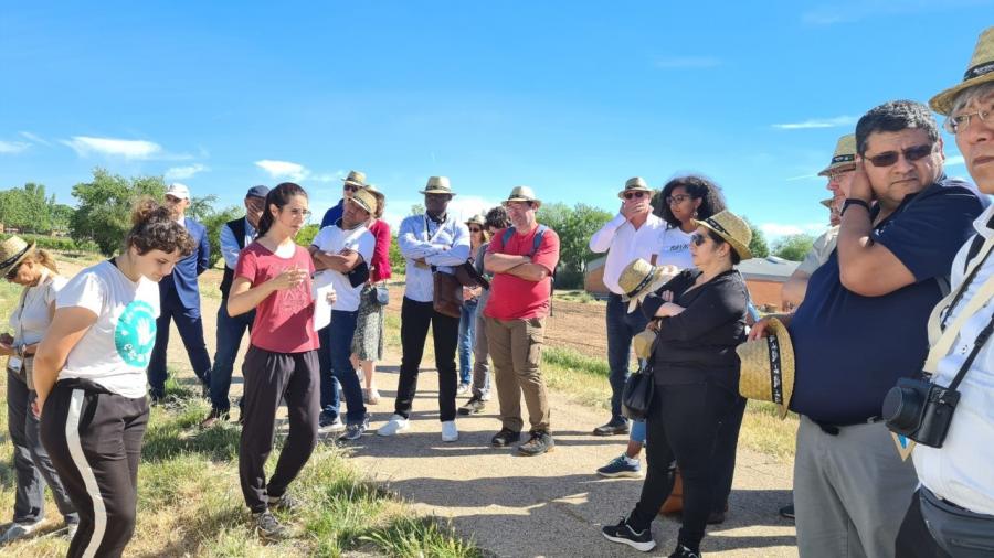 Visita á finca experimental ‘La Canaleja’ do INIA-CSIC en Alcalá de Henares e ao Centro de Recursos Fitoxenéticos (CRF), tamén pertencente ao INIA-CSIC e situado na mesma localidade