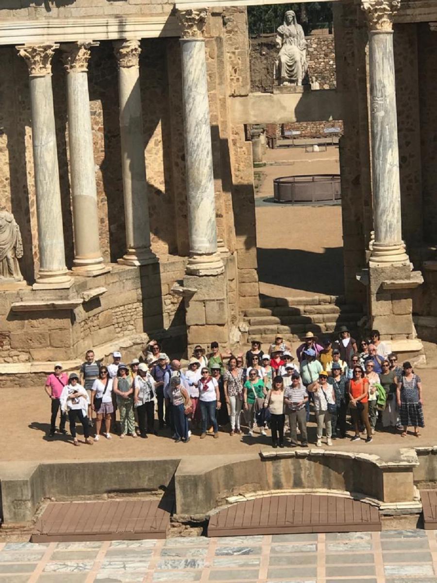 Visita ao teatro romano de Mérida