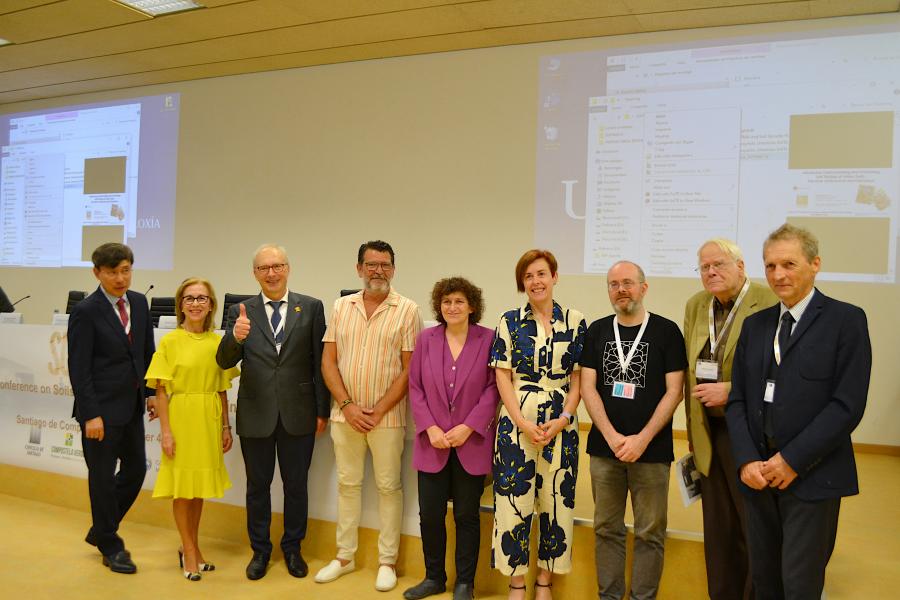Autoridades participantes na inauguración do XII SUITMA
