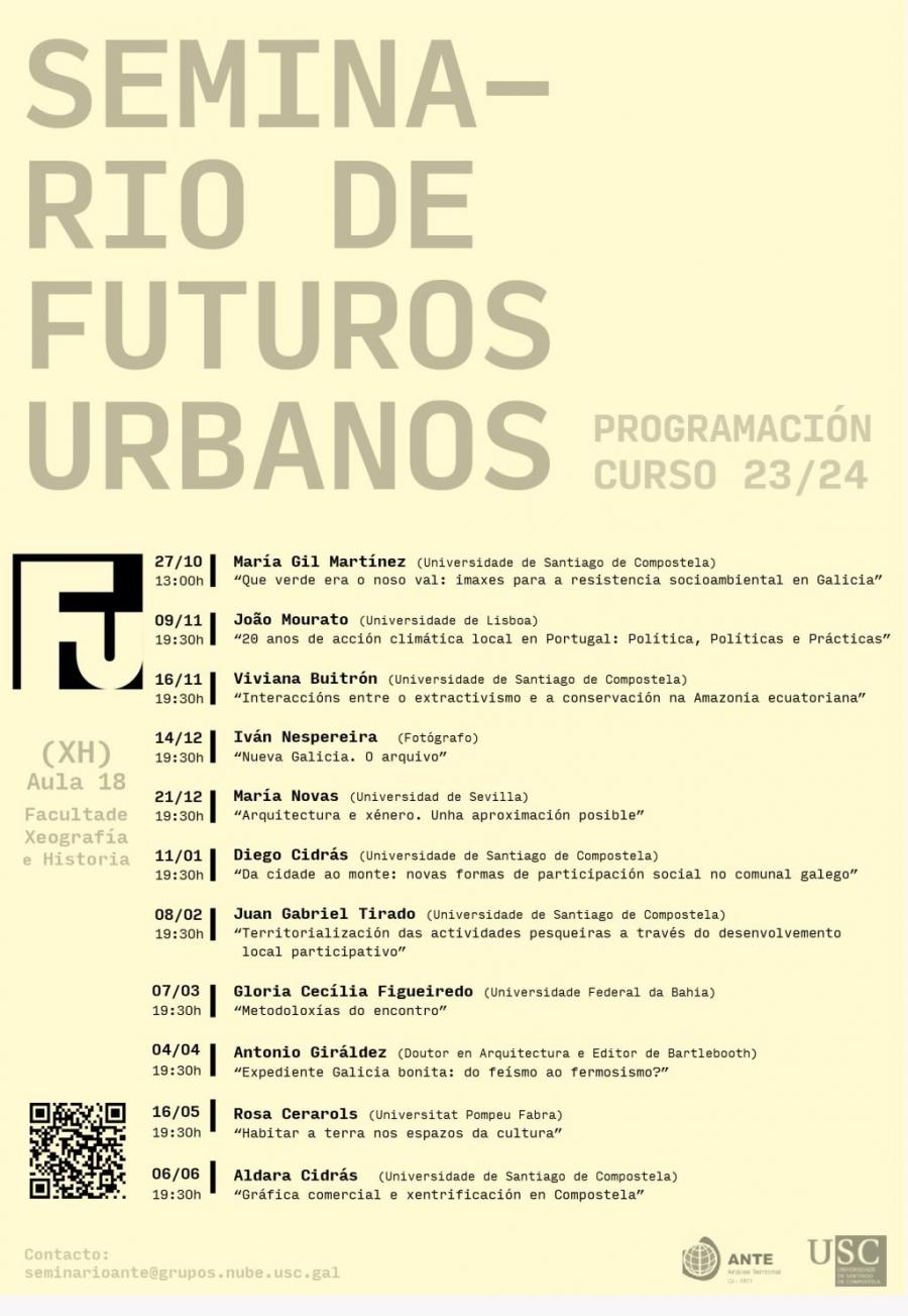 Cartel da programación do curso 23-24