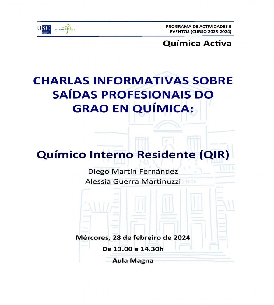 Cartel da charla