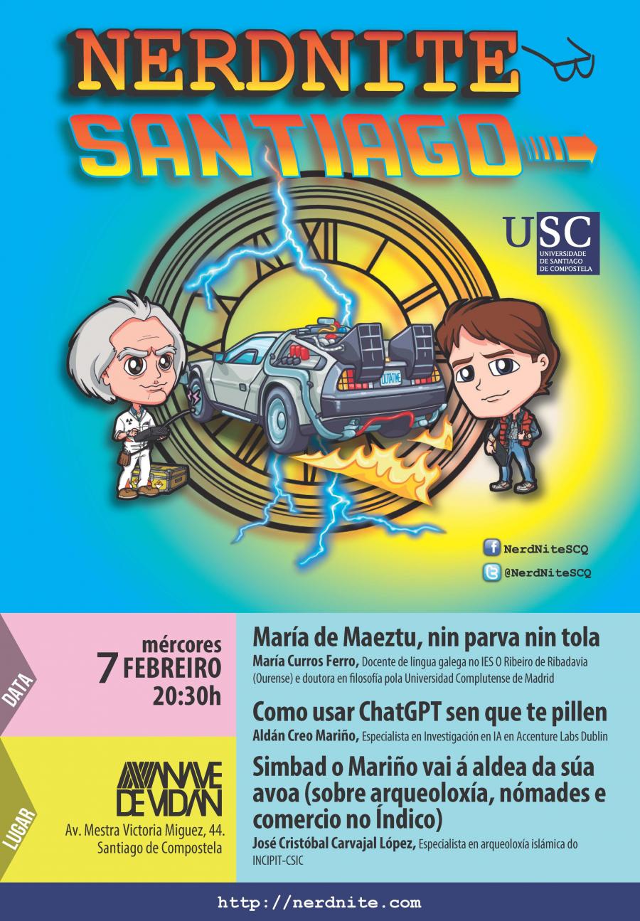 Cartel da NerdNite do 7 de febreiro