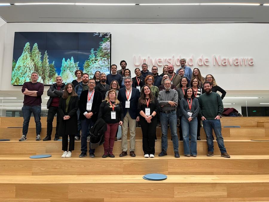 Foto de familia das persoas integrantes do proxecto 