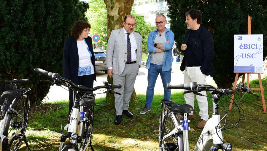 De esquerda a dereita, Goretti Sanmartín, Antonio López, Xan Duro e Javier Ferreira. Foto: Santi Alvite