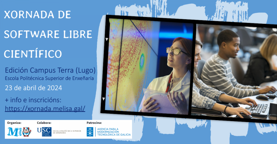 Cartel da VI Xornada de Software Libre Científico