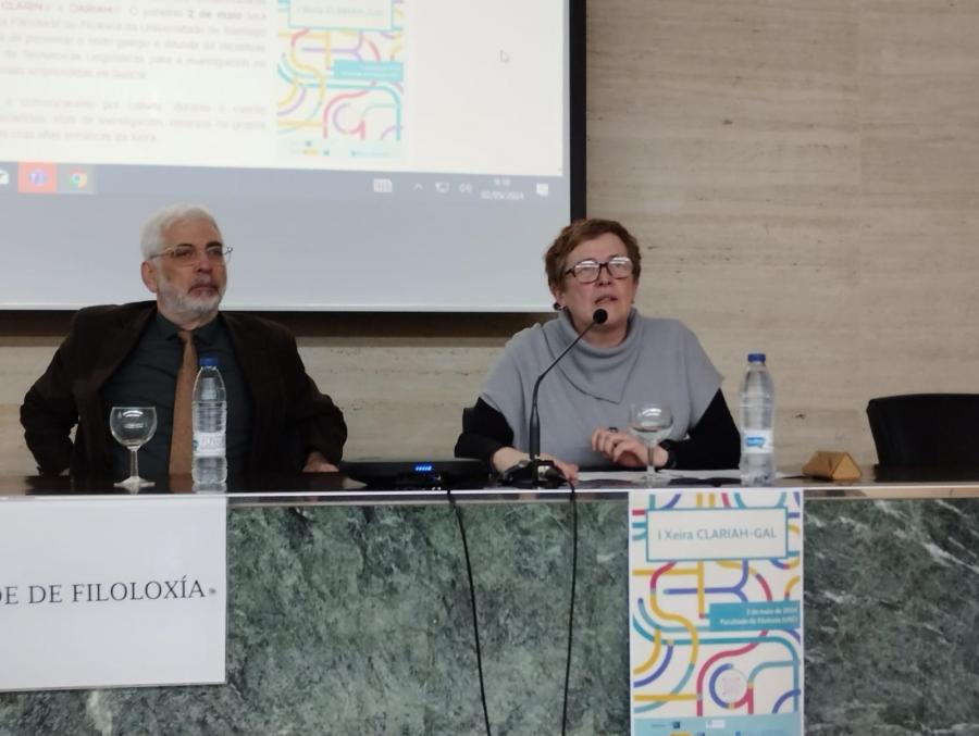 Inauguraron o encontro o decano de Filoloxía, Elias Feijó, e a directora do ILG, Elisa Fernández Rey