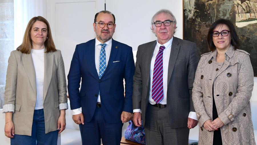 De  esquerda a dereita, Erika Jaraiz, Antonio López, Juan Montabes e Nieves Lagares. Foto: Santi Alvite