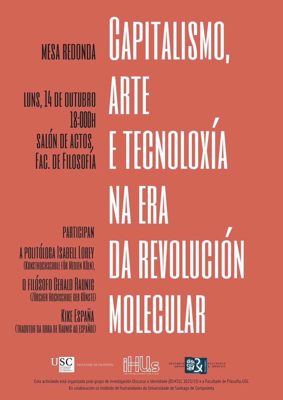 Cartel que anuncia a mesa redonda