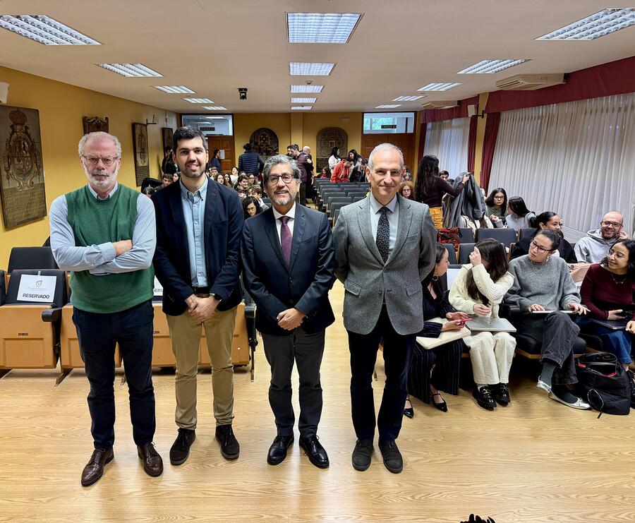 Núñez, esquerda, Rodríguez, Arenas e Urbina. FOTO: Fundación Araguaney-Puente de Culturas