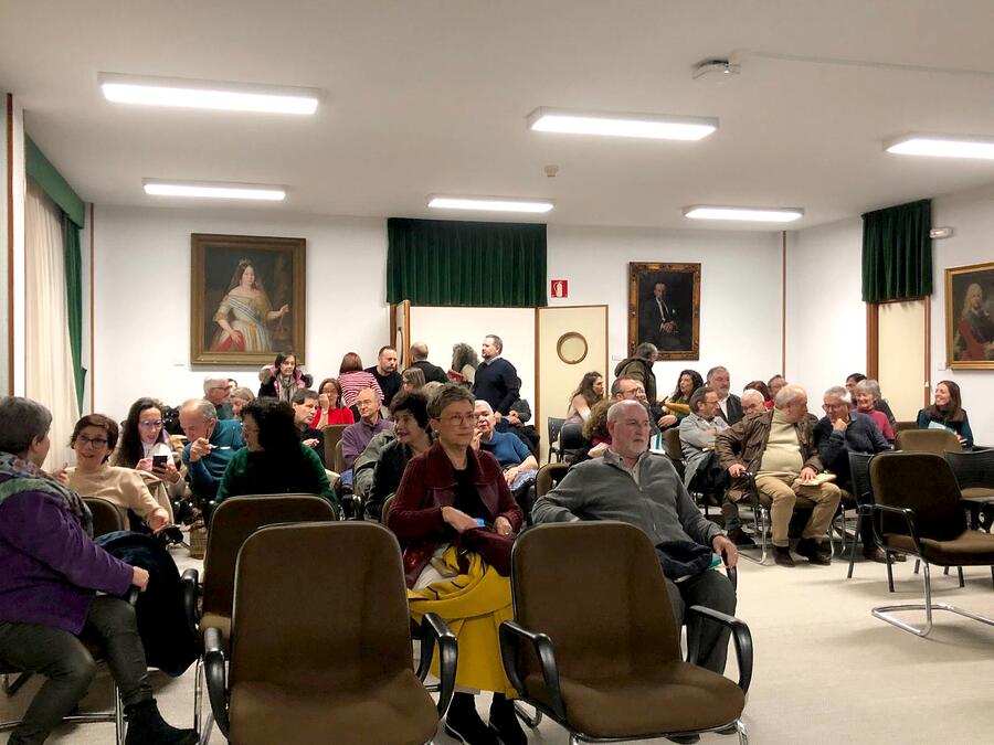 Parte do público asistente ao evento