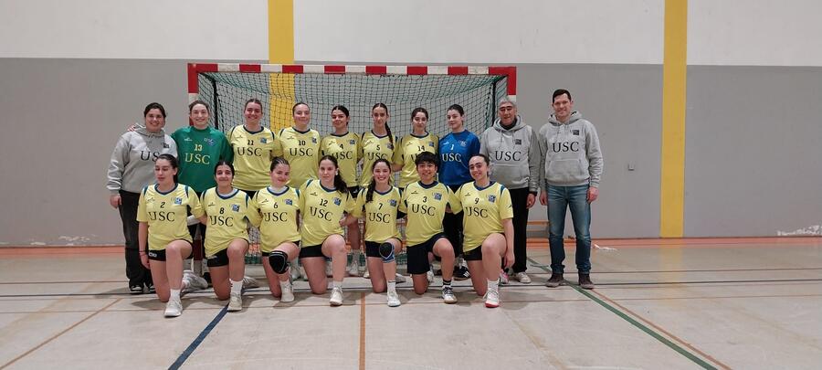 Equipo de balonmán feminino da USC