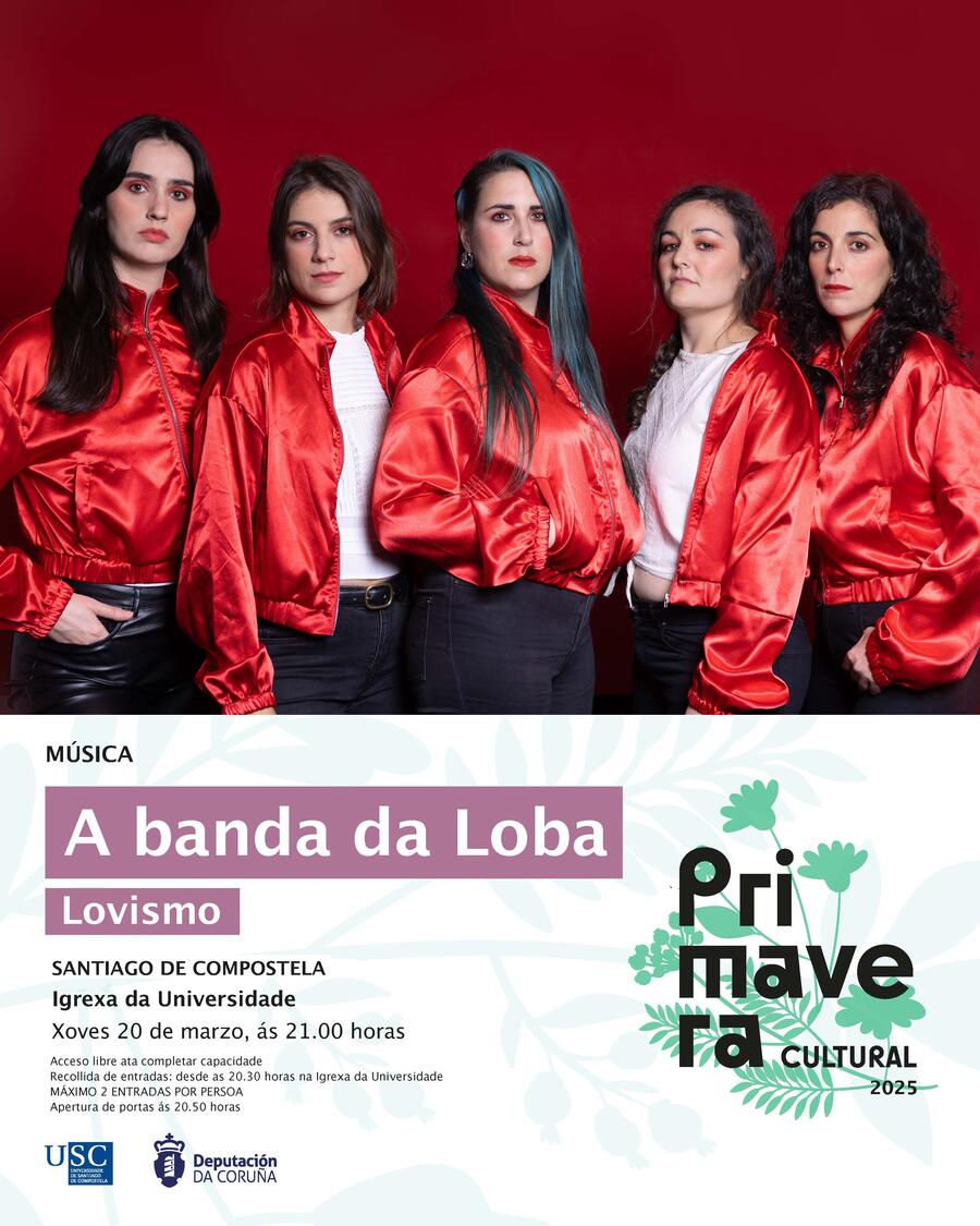 Cartel do concerto de A banda da Loba