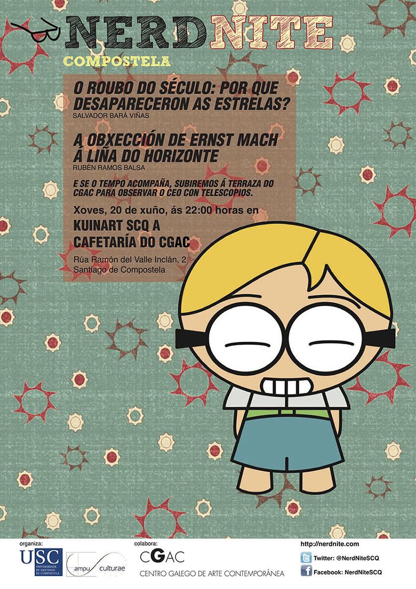Cartel da Nerd Nite de xuño de 2013