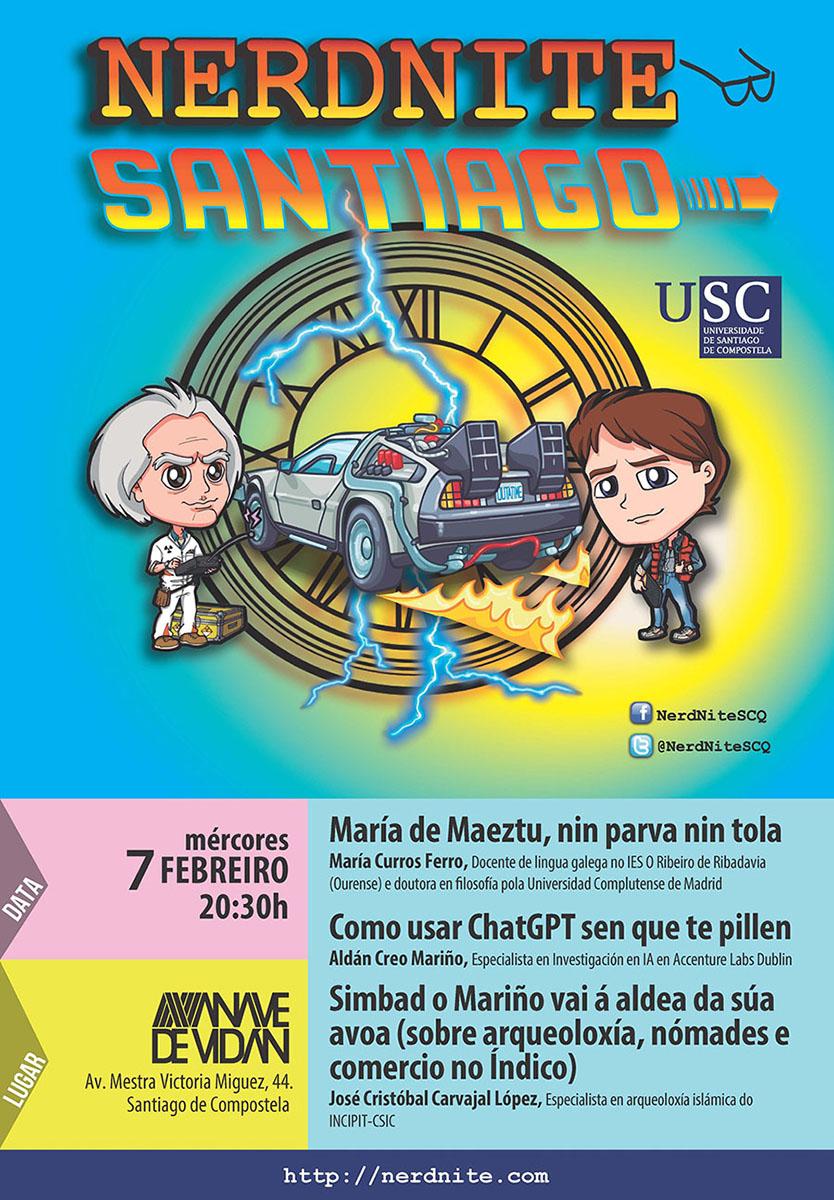 Cartel da Nerd Nite de febreiro de 2024