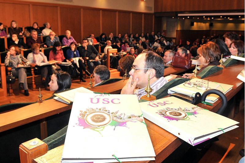 Responsables de máis de douscentos centros galegos de ensino medio reuniuse con persoal directivo da USC