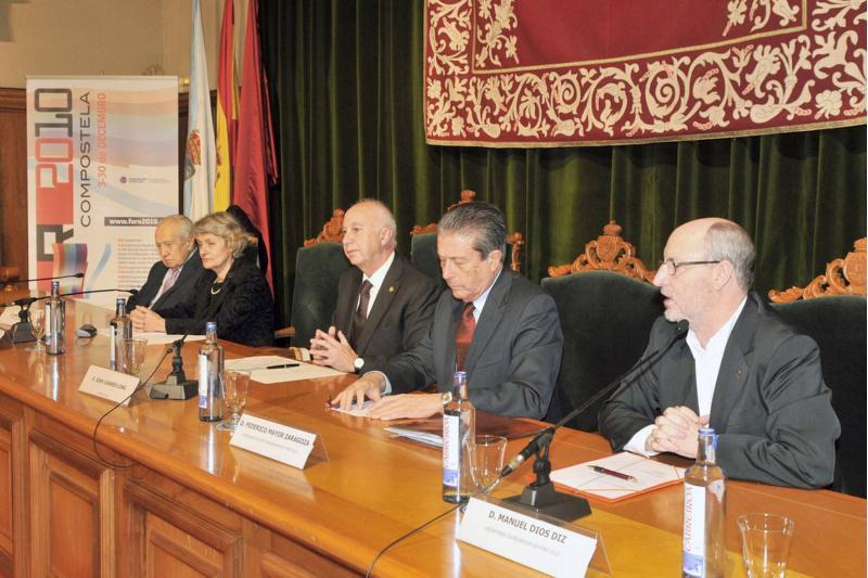 A directora xeral da Unesco Irina Bokova imparte unha conferencia na USC