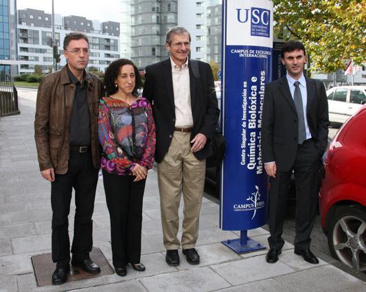 O Nobel de Química Richard Schrock coñeceu no CIQUS as liñas de investigación da USC