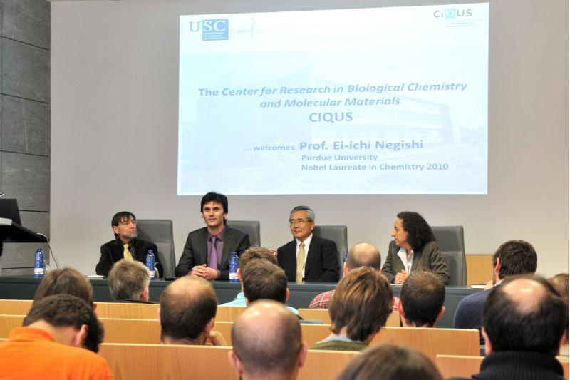 Conferencia do Nobel de Química en 2010 este xoves na Cidade da Cultura