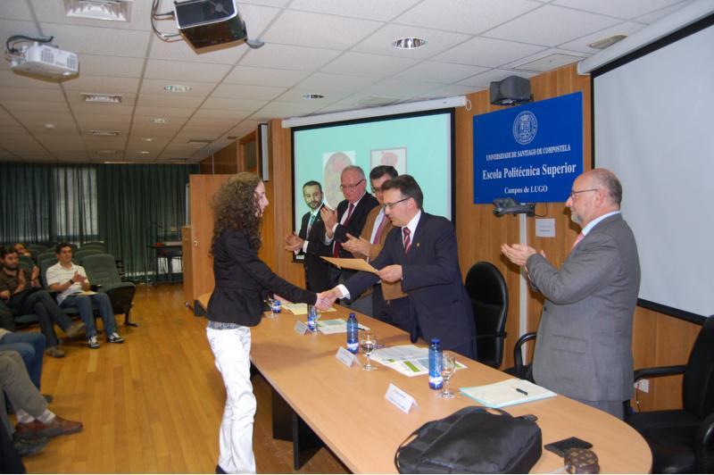 Péchanse os actos de San Cidre na Escola Politécnica de Lugo coa entrega dos diplomas aos novos enxeñeiros agrónomos