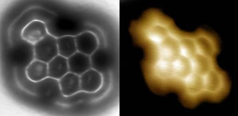 A Universidade de Santiago colabora con IBM na visualización por vez primeira de enlaces moleculares individuais