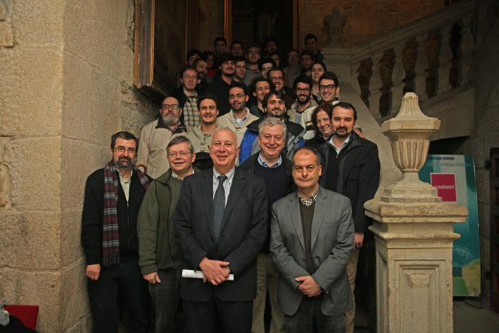 O reitor recibiu aos participantes na terceira edición da escola de doutoramento da rede internacional IDPASC