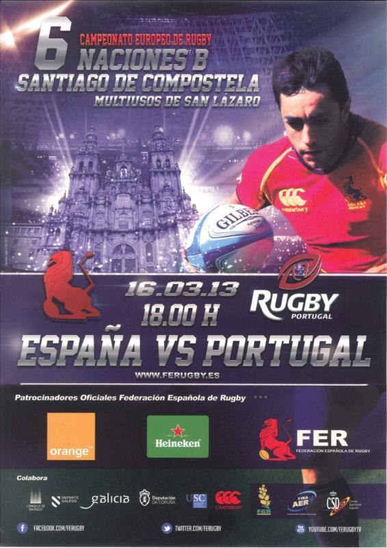 A USC e a Federación Galega de Rugby colaboran na organización do partido internacional entre España e Portugal da Copa de Europa de Nacións