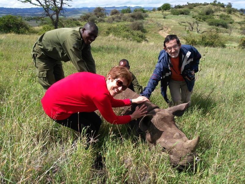 O grupo Invesaga do Campus Terra da USC analiza co Servizo de Fauna de Kenia infeccións parasitarias de elefantes e rinocerontes