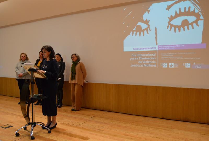 A USC reivindica o seu compromiso “firme e activo” na loita contra todo tipo de violencia sobre as mulleres
