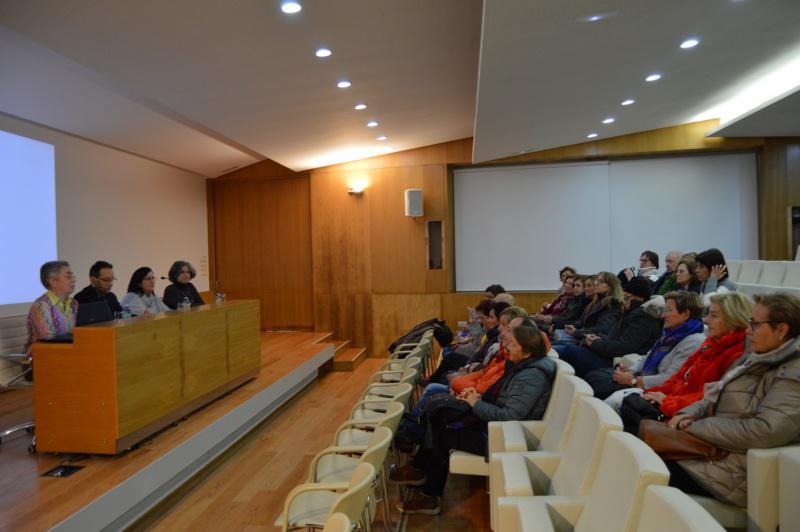 Recepción dunha delegación estudantes sénior da Universidade de La Laguna na Vicerreitoría de Coordinación do campus de Lugo