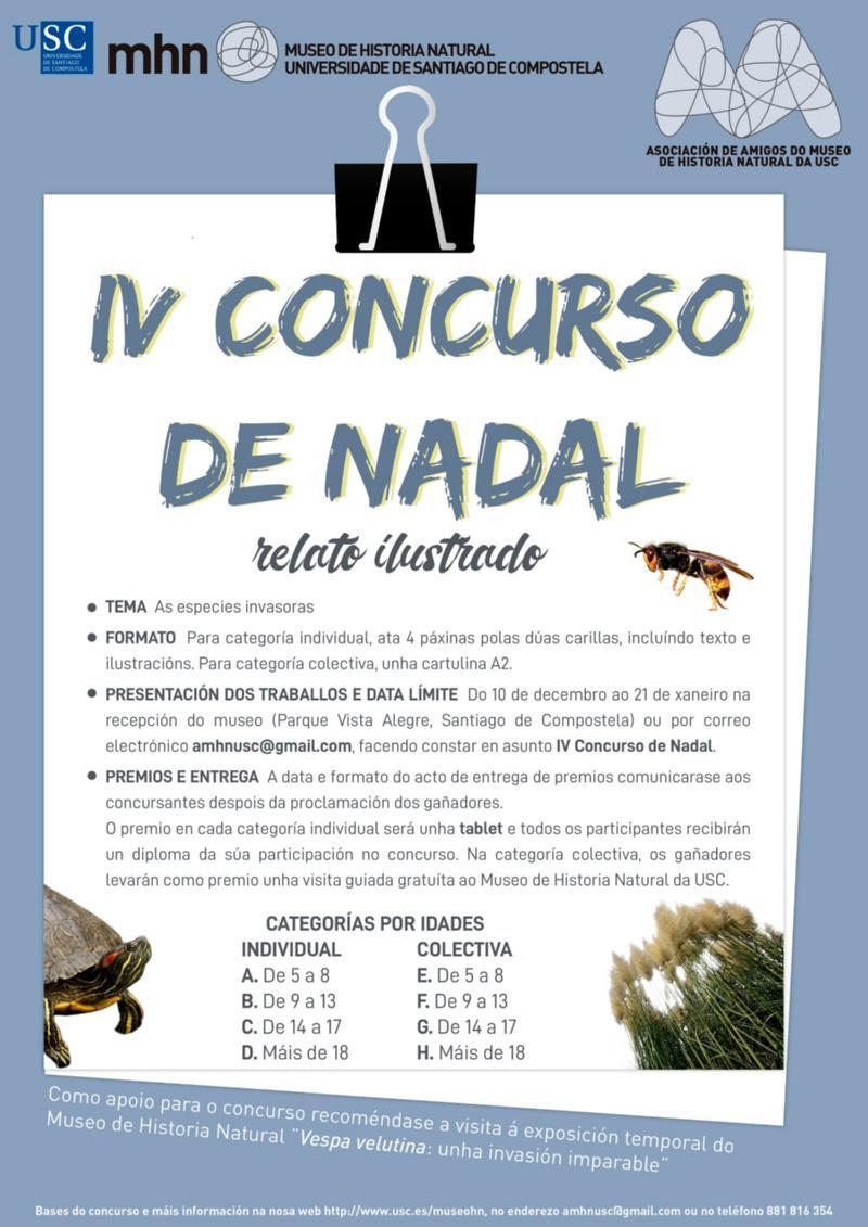 IV Concurso de Nadal e obradoiros no Museo de Historia Natural da USC 
