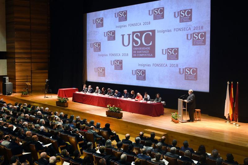 A USC entregou as Insignias Fonseca