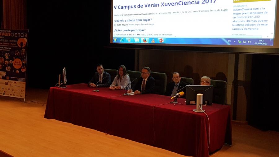 El Campus Terra de la USC echa a andar la V edición del campus internacional de verano XuvenCiencia El Campus Terra de la USC echa a andar la V edición del campus internacional de verano XuvenCiencia