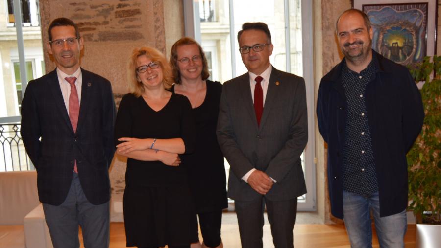 Una delegación de la Universidad polaca de Cracovia visita el Campus Terra de la USC Una delegación de la Universidad polaca de Cracovia visita el Campus Terra de la USC
