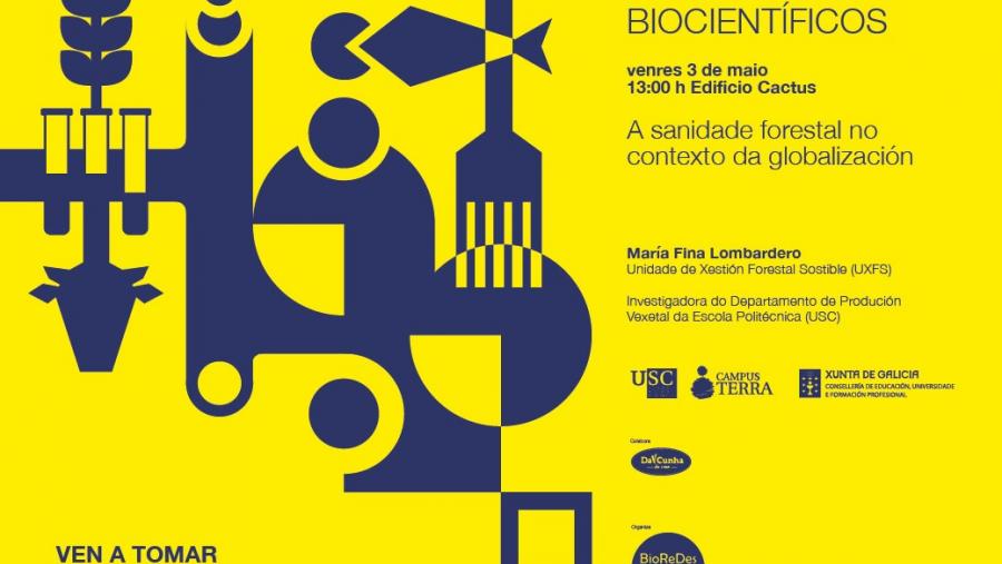A sanidade forestal na globalización, a debate nos ‘Xantares Biocientíficos’ de BioReDes