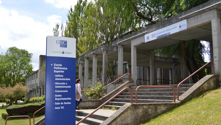Edificio central da EPS de Enxeñaría do Campus de Lugo da USC