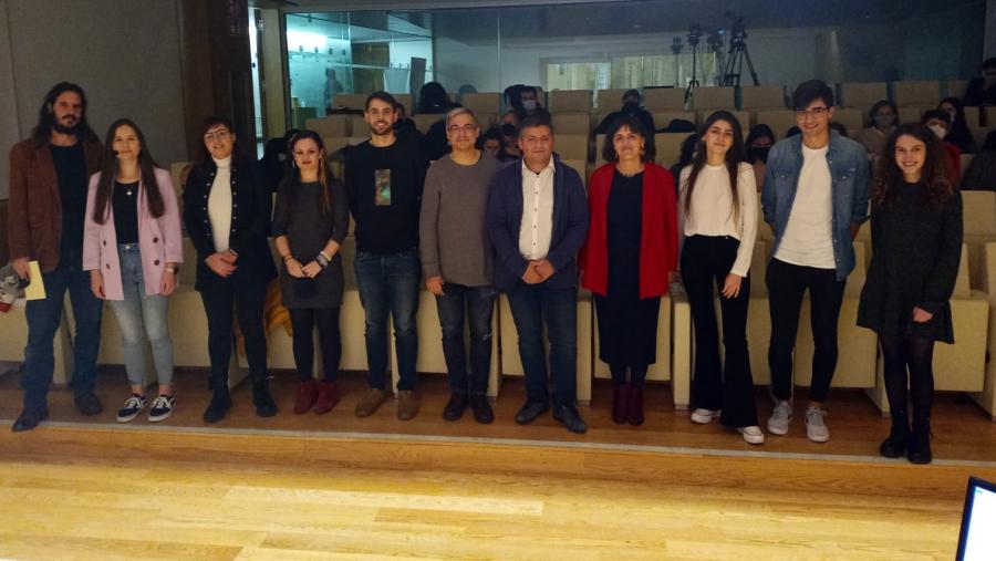 Investigadores do Campus Terra da USC, xunto coa vicerreitora de Coordinación, Montserrat Valcárcel, na Casa do Saber Investigadores do Campus Terra da USC, xunto coa vicerreitora de Coordinación, Montserrat Valcárcel, na Casa do Saber