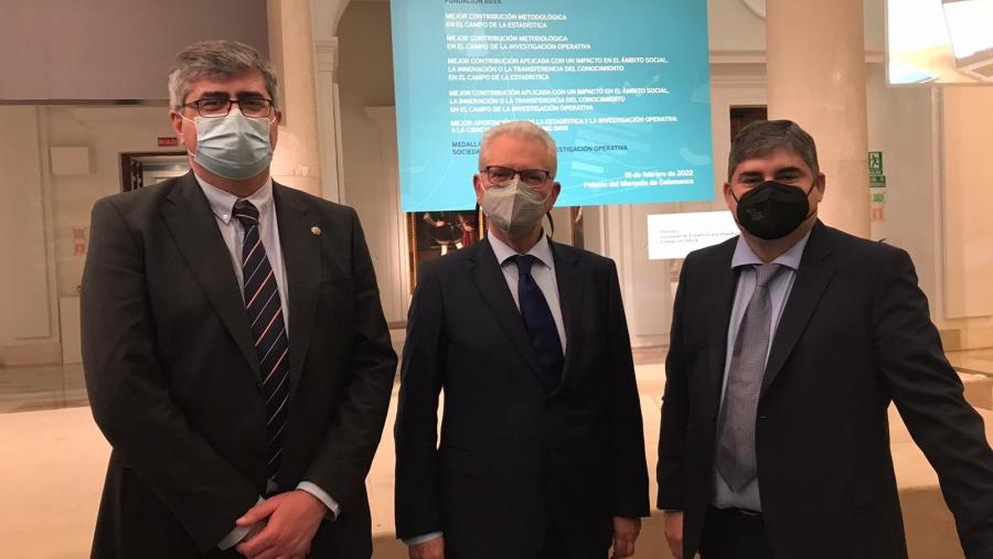 De esquerda a dereita, Vicente Pérez, Wenceslao González e Manuel Febrero De esquerda a dereita, Vicente Pérez, Wenceslao González e Manuel Febrero