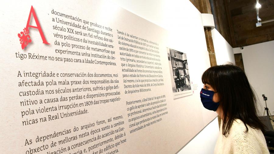 Exposición 'Arquivo Histórico Universitario. Crónica dunha custodia'. Foto: Santi Alvite Exposición 'Arquivo Histórico Universitario. Crónica dunha custodia'. Foto: Santi Alvite
