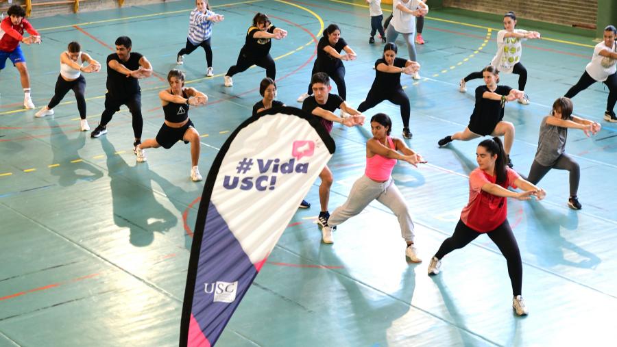 Aula aberta de zumba. FOTO: Santi Alvite