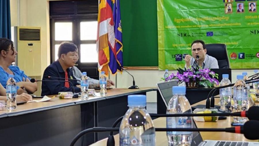 O profesor Óscar Rodil Marzábal, da USC, presidiu as reunións en calidade de coordinador do proxecto O profesor Óscar Rodil Marzábal, da USC, presidiu as reunións en calidade de coordinador do proxecto