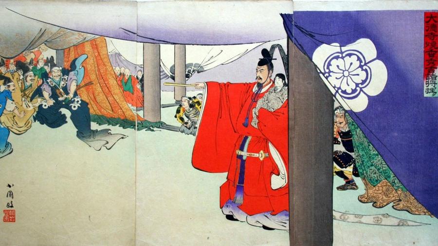 Ukiyo-e, ou as ‘pinturas do mundo flotante’, son un tipo de gravados xaponeses que se volveron moi populares como forma de arte e tamén como ferramenta de propaganda política Ukiyo-e, ou as ‘pinturas do mundo flotante’, son un tipo de gravados xaponeses que se volveron moi populares como forma de arte e tamén como ferramenta de propaganda política