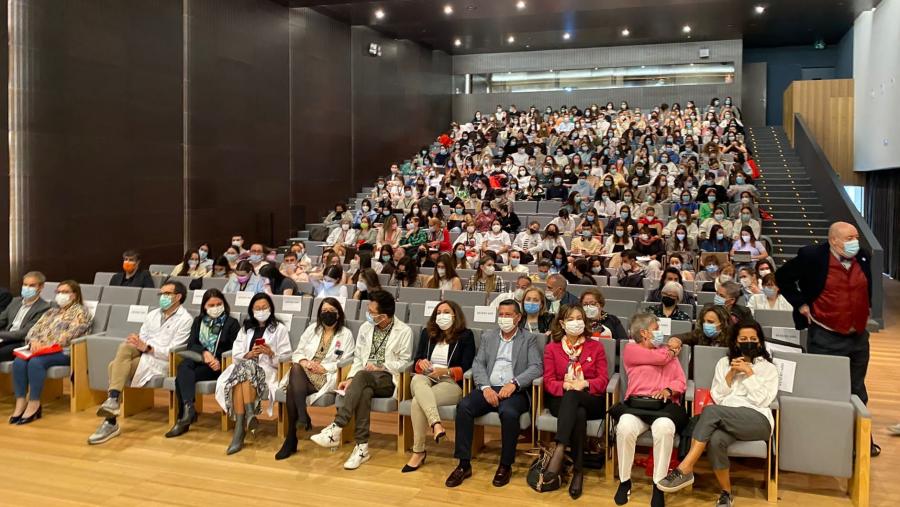 Asistentes ás XXVI Xorandas da Escola Universitaria de Enfermaría no HULA